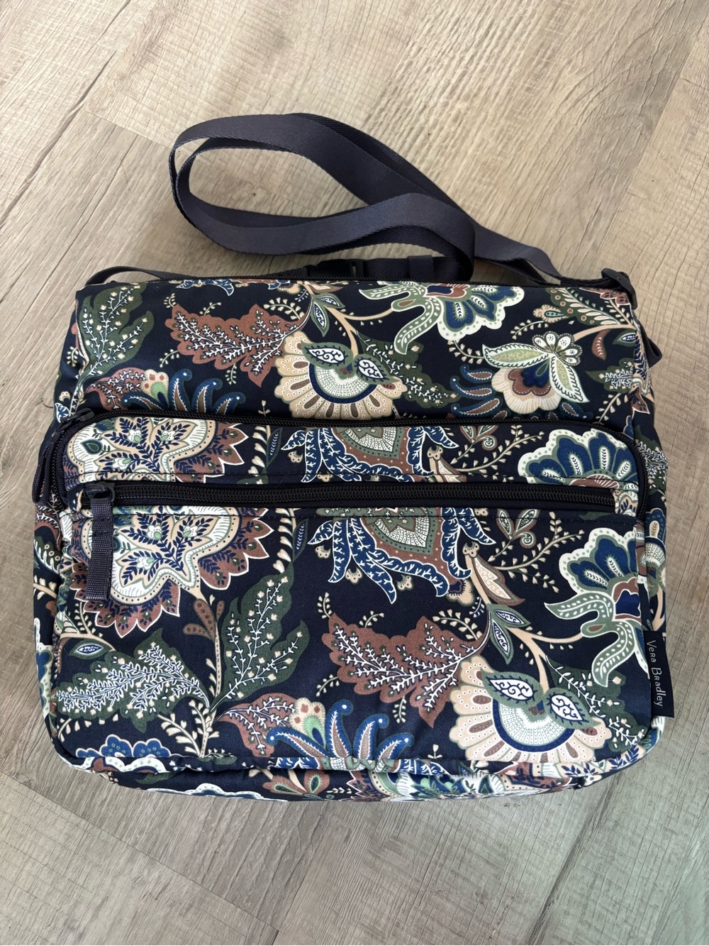 Vera Bradley Navy Floral Crossbody Bag